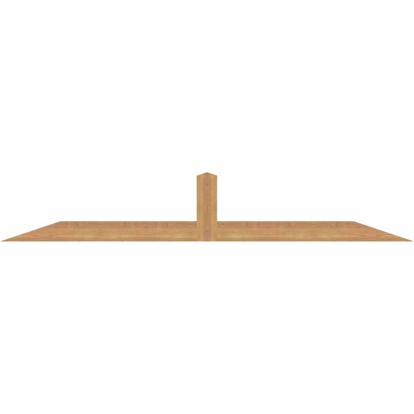 Ekena Millwork Portland Smooth Timber Gable Bracket, Western Red Cedar, 72"W x 12"H x 1 1/2"D x 3 1/2"F, 4/12 Pitch GBW072X12X0204POR00SWR - main